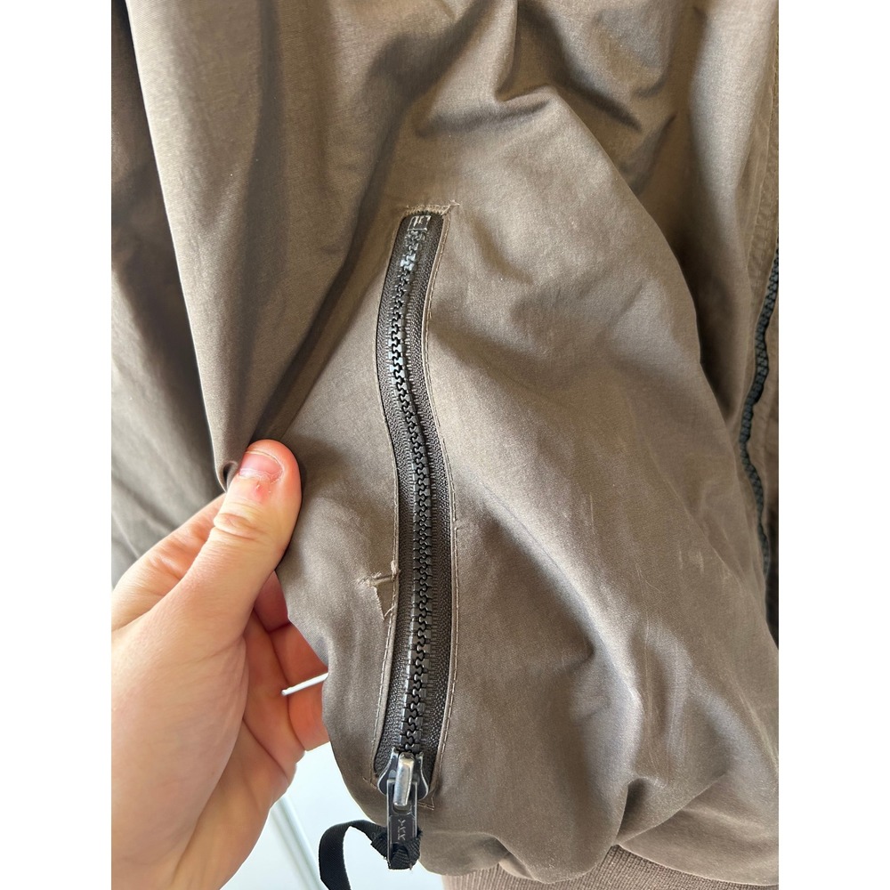 White Sierra Mens XL Brown‎ Fleece Lined Full Zip Bomber Jacket Outdoor Hiking - Picture 6 of 12